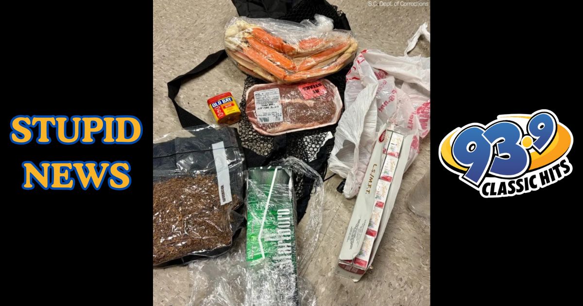 Drone Drops Crab Legs Into Prison