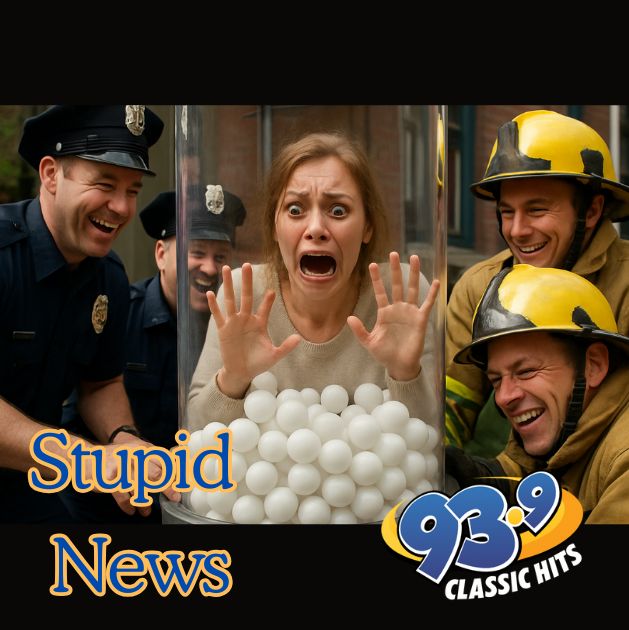 Woman Stuck Inside Arcade Game