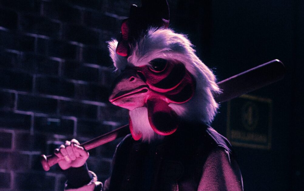 Chicken Costumed California Cops