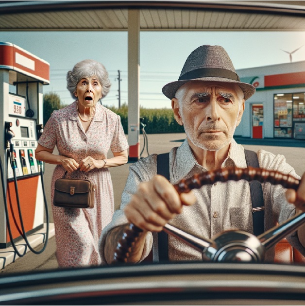 Man Forgets Wife At Gas Station
