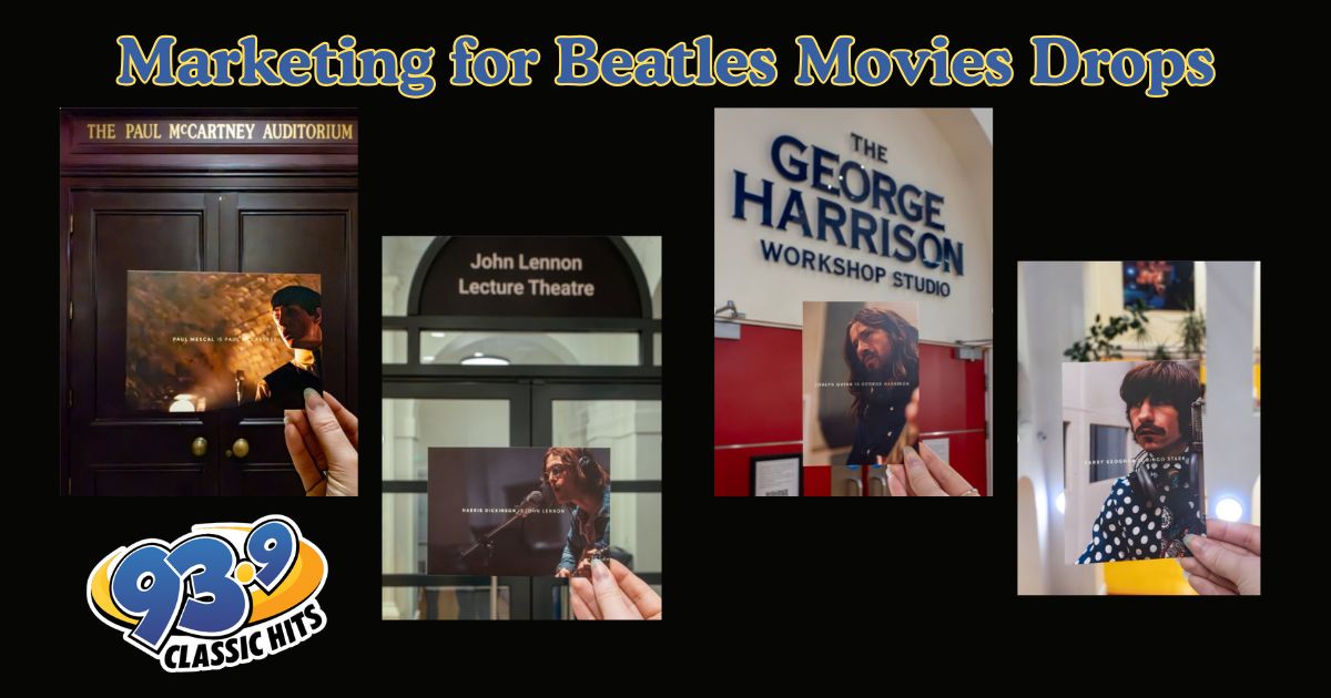 Marketing for Beatles Movies Drops