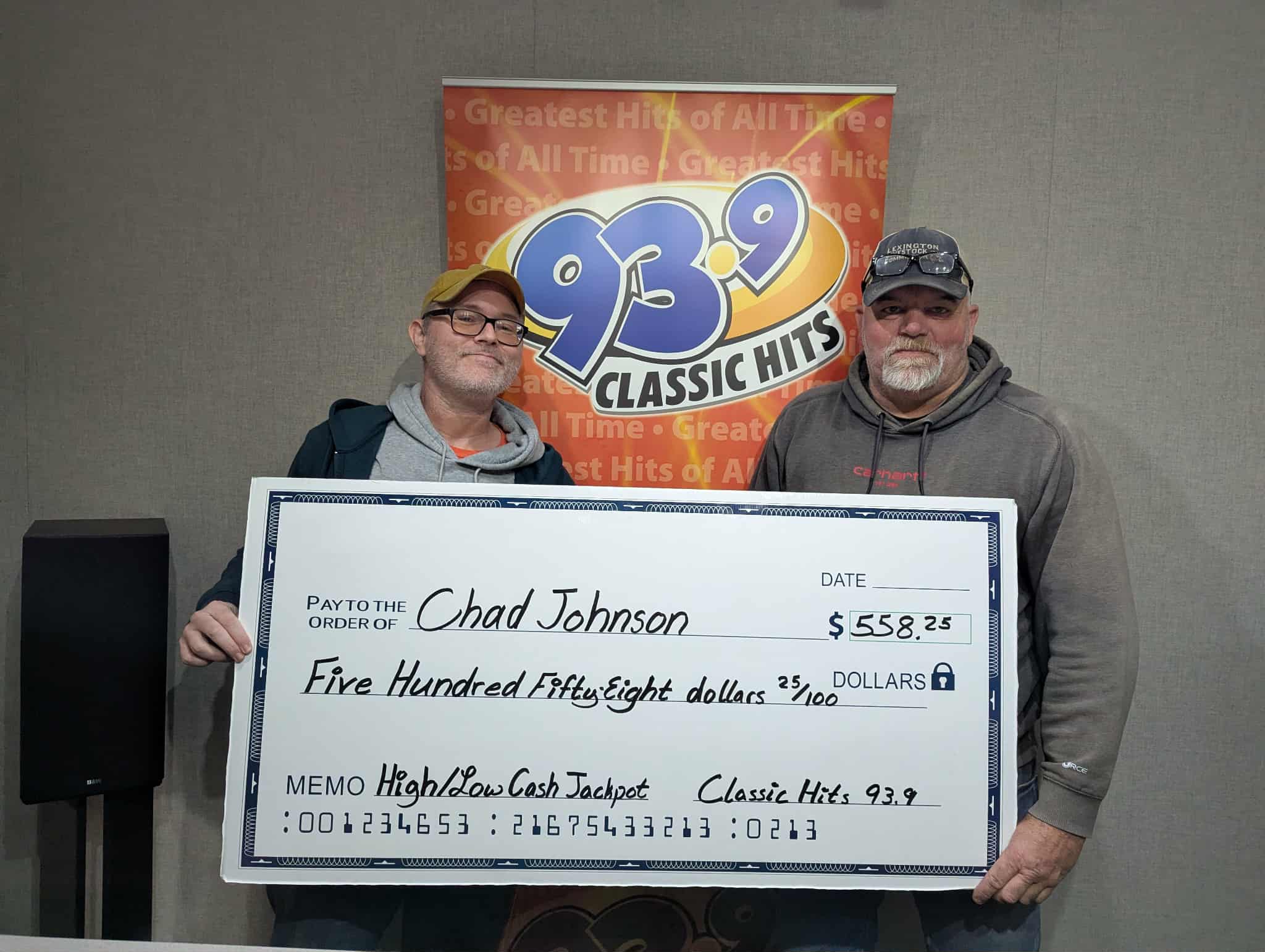 High Low Cash Jackpot Winner – Chad Johnson