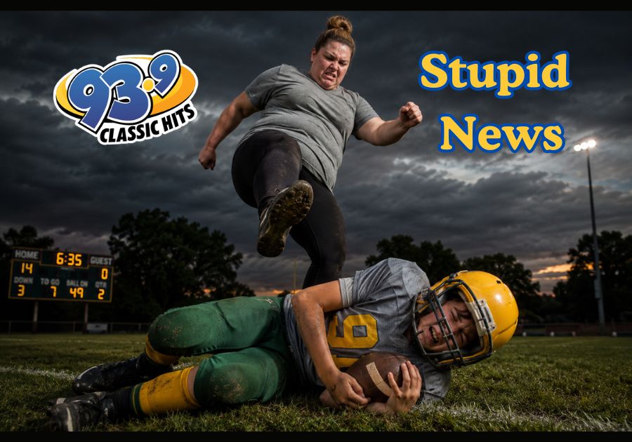Furious Football Fan Stomps Student