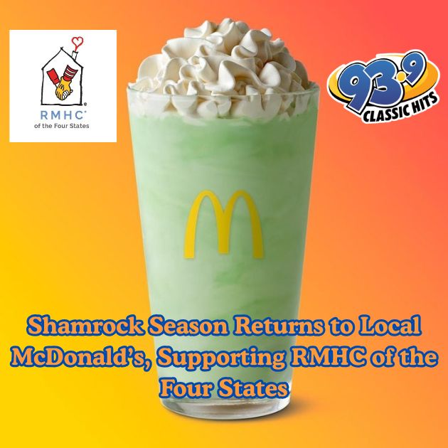 Shamrock Season Returns, Supports RMHC of the Four States