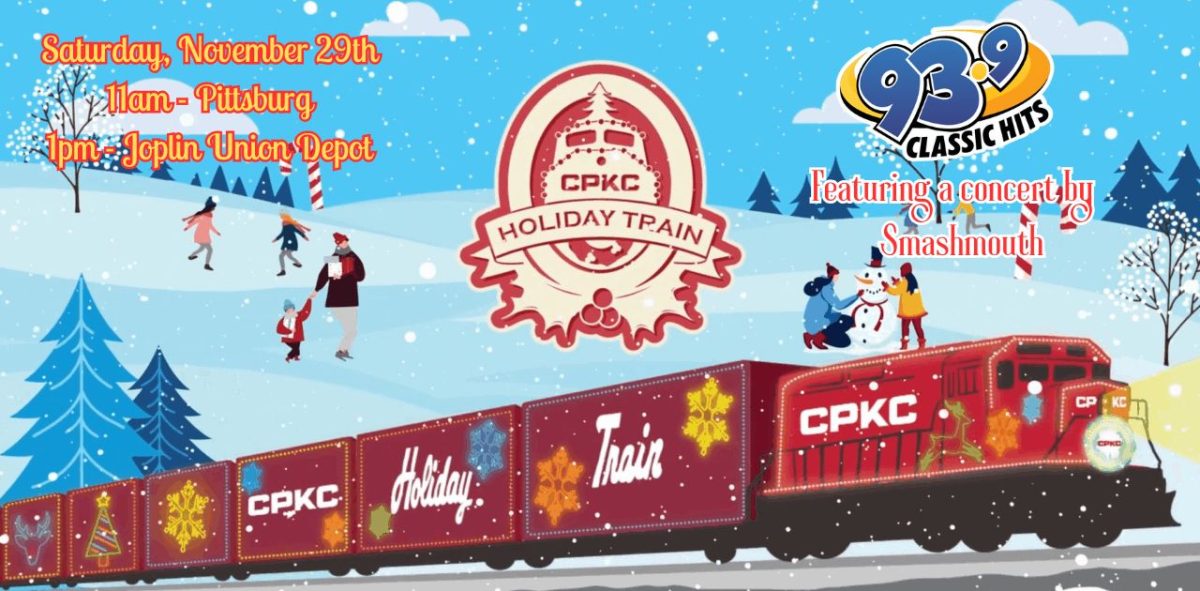 CPKC Holiday Train Brings Smashmouth to Pittsburg, Joplin Saturday November 29
