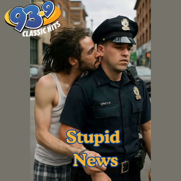 Man Kisses Cop While Being Arrested
