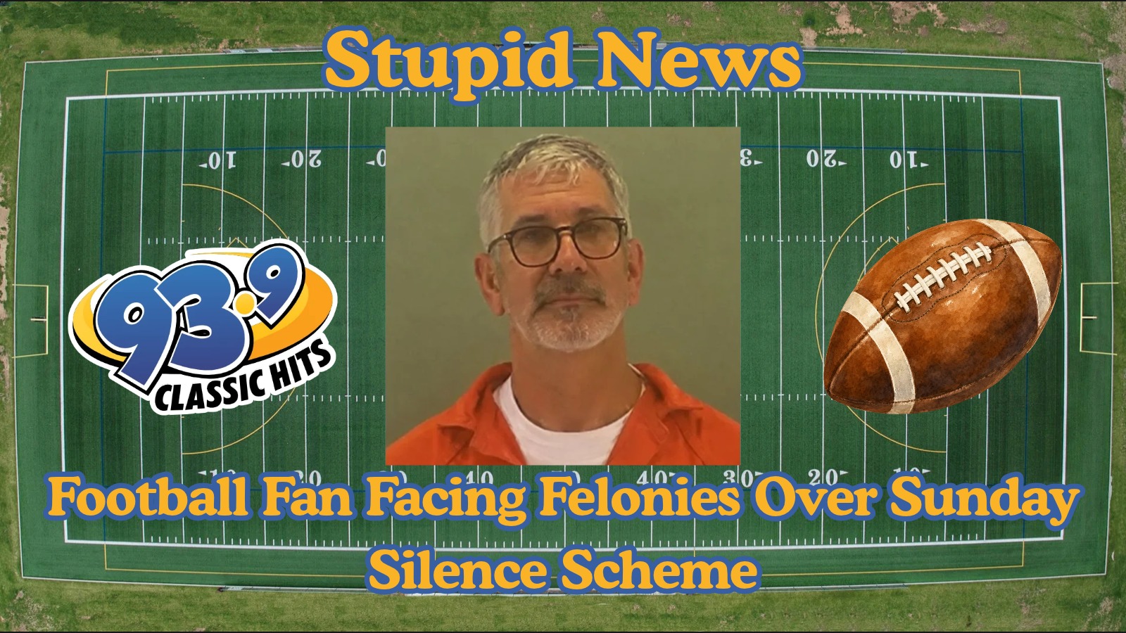 Football Fan Facing Felonies Over Sunday Silence Scheme
