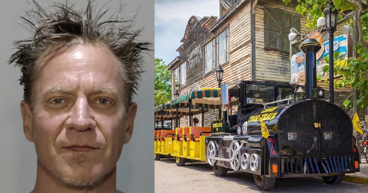 Tweaked Out Trolly Thief Takes Florida Tourists for Birthday Joyride