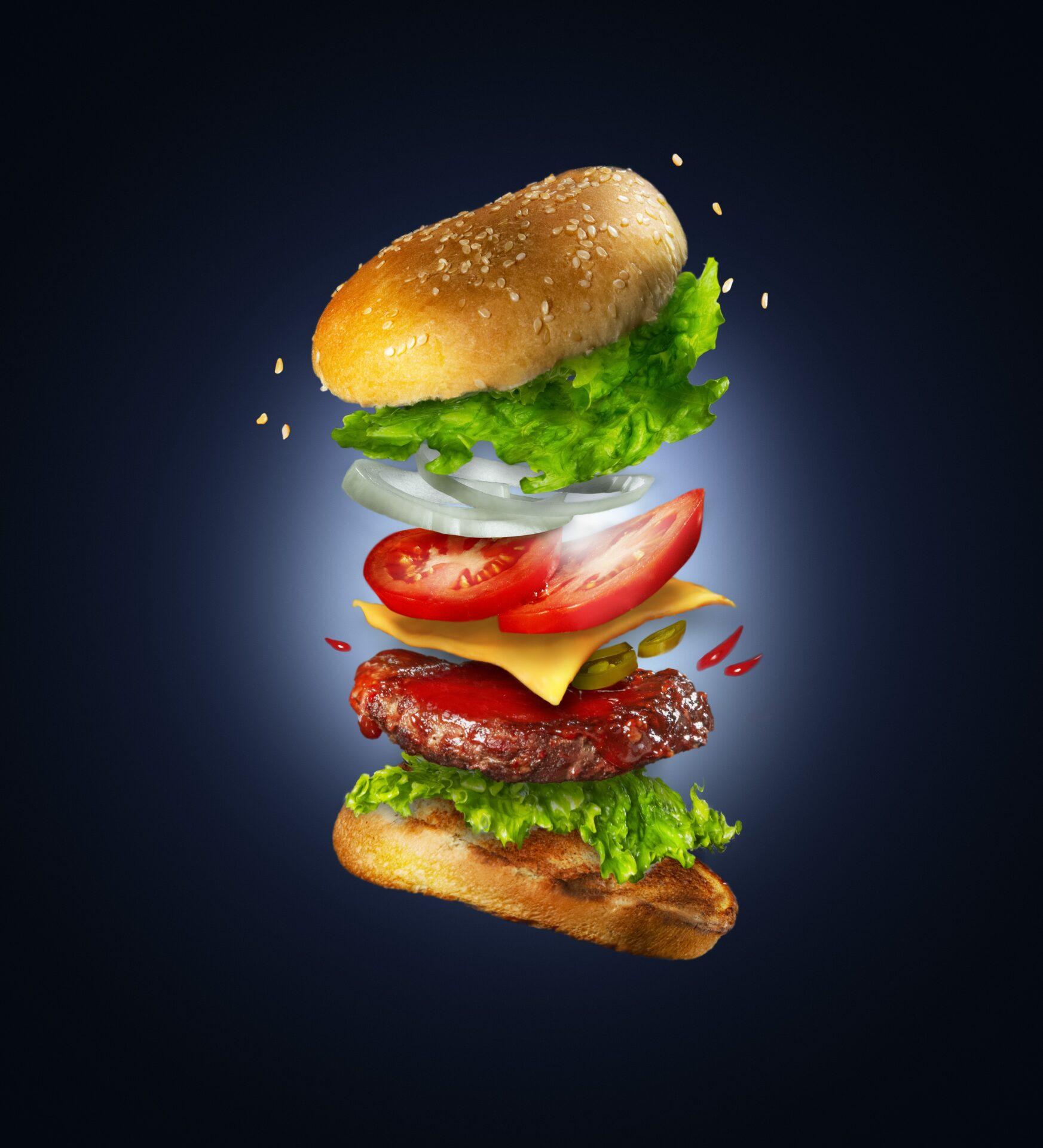 You have been eating your hamburger the wrong way