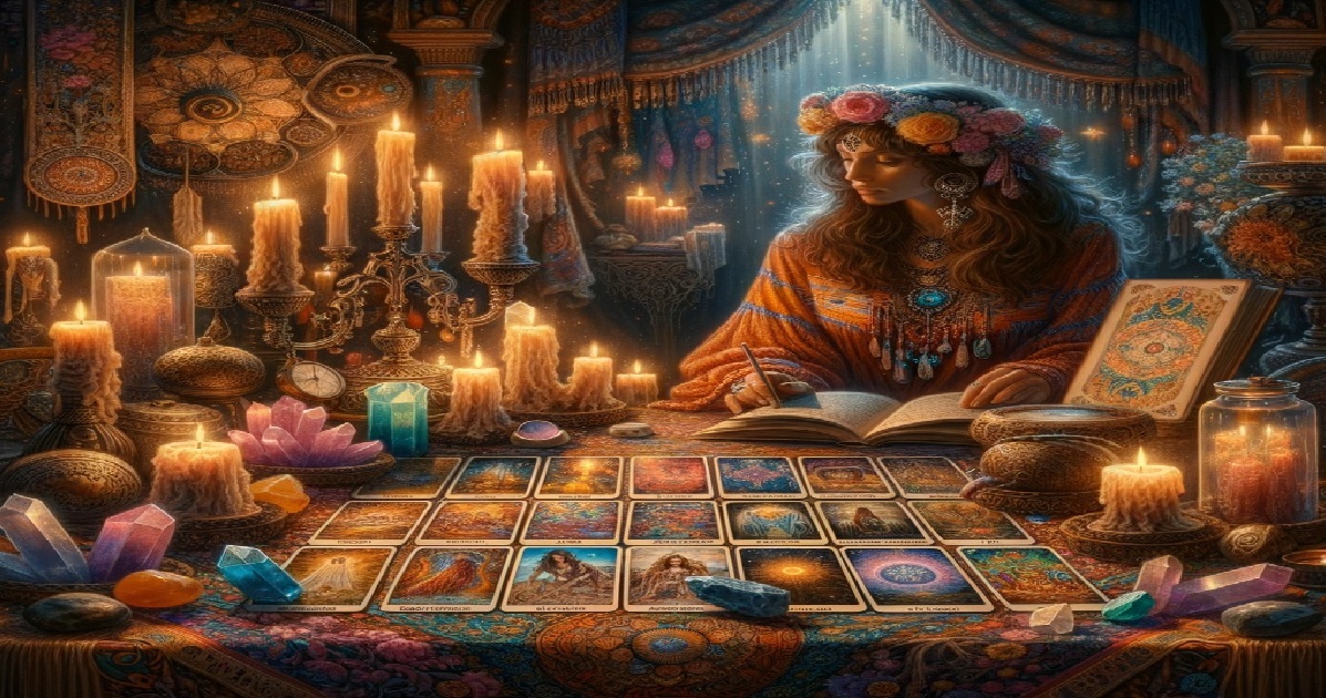 Woman Cons Man With Tarot Card Reading