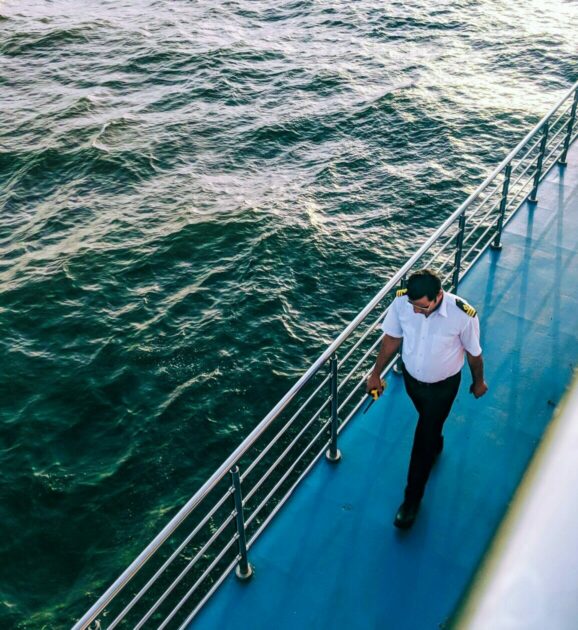 Passenger Boat Captain Gets Drunk, Falls Overboard