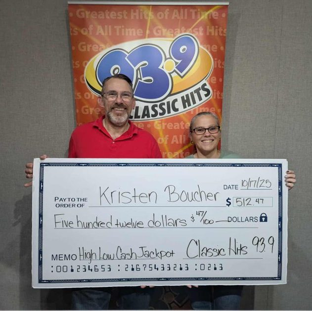 High Low Cash Jackpot Winner – Kristen Boucher