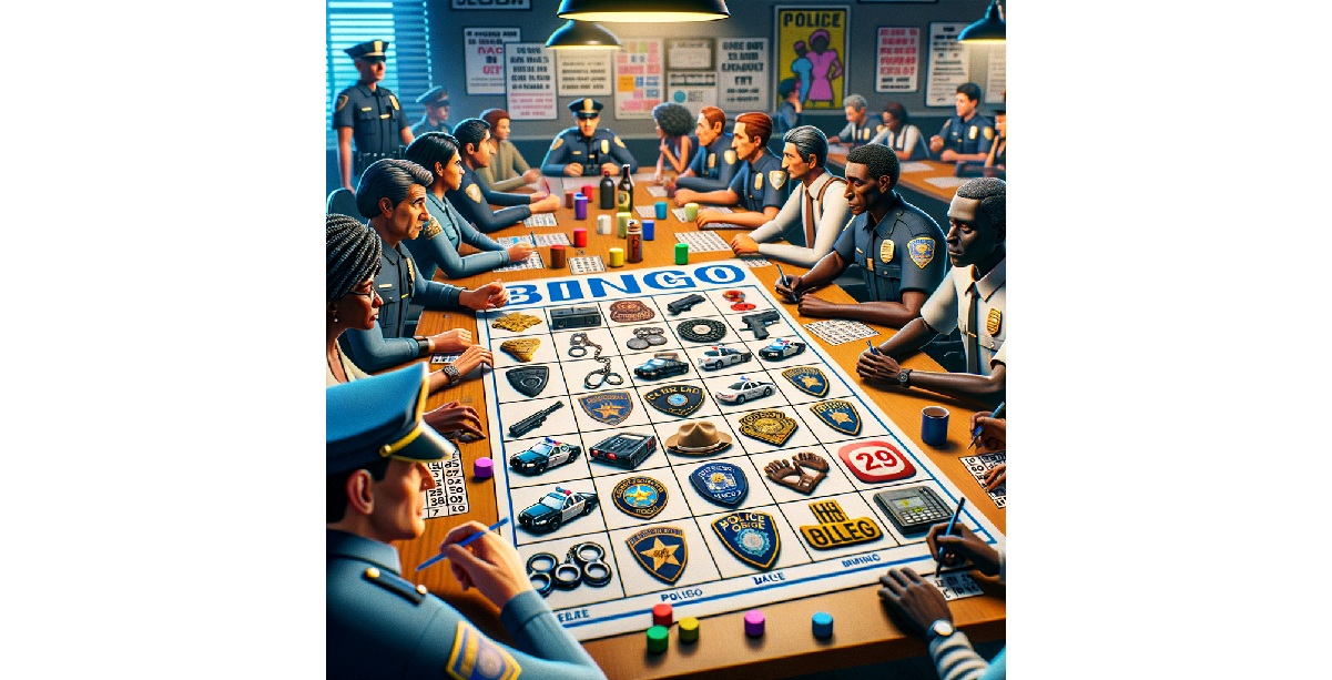 Police Caught Playing Cop BINGO