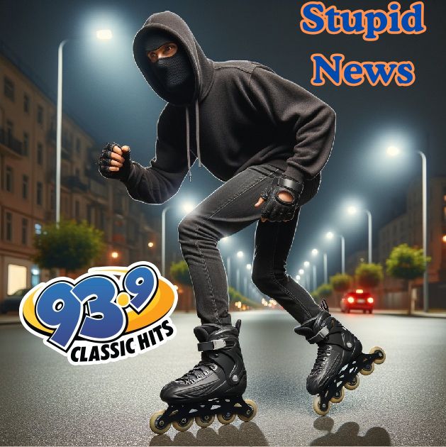 Rollerblading Bro Robs Gas Station