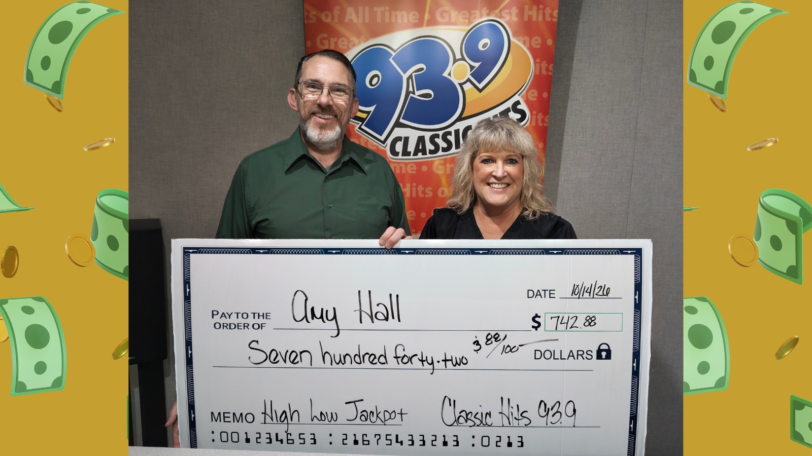 High Low Cash Jackpot Winner - Amy Hall