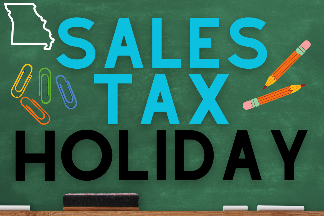 Missouri Back to School Tax Free Weekend