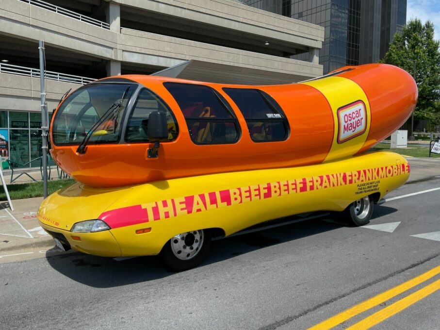 The Oscar Mayer Wienermobile is hauling buns to Joplin!