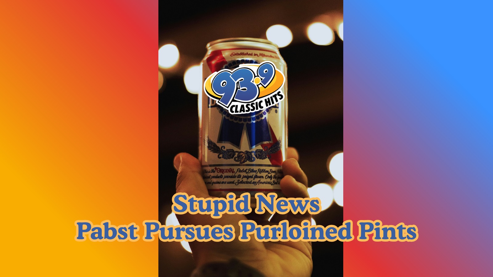 Pabst Blue Ribbon Pursues Purloined Pints