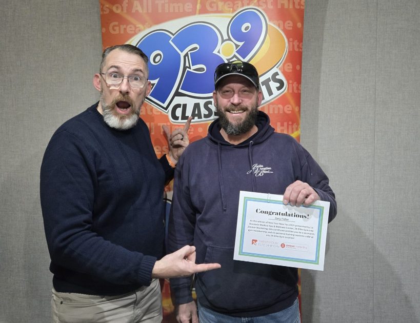 Gary Fidler Wins New Year/New You
