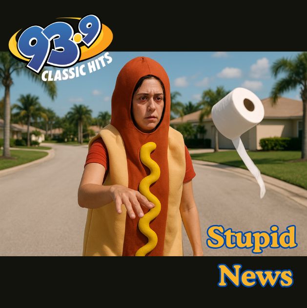 Wasted Woman In Wiener Costume TPs Neighbor’s Car
