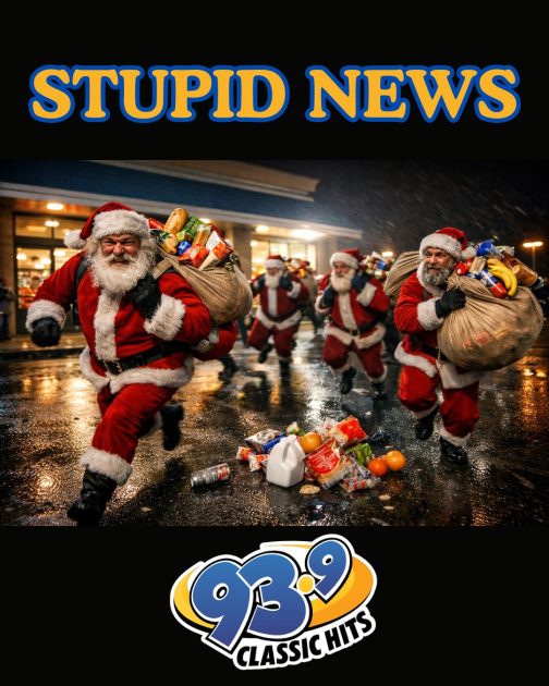 Group Of Santas Rob Grocery Store, Give Food to Hungry