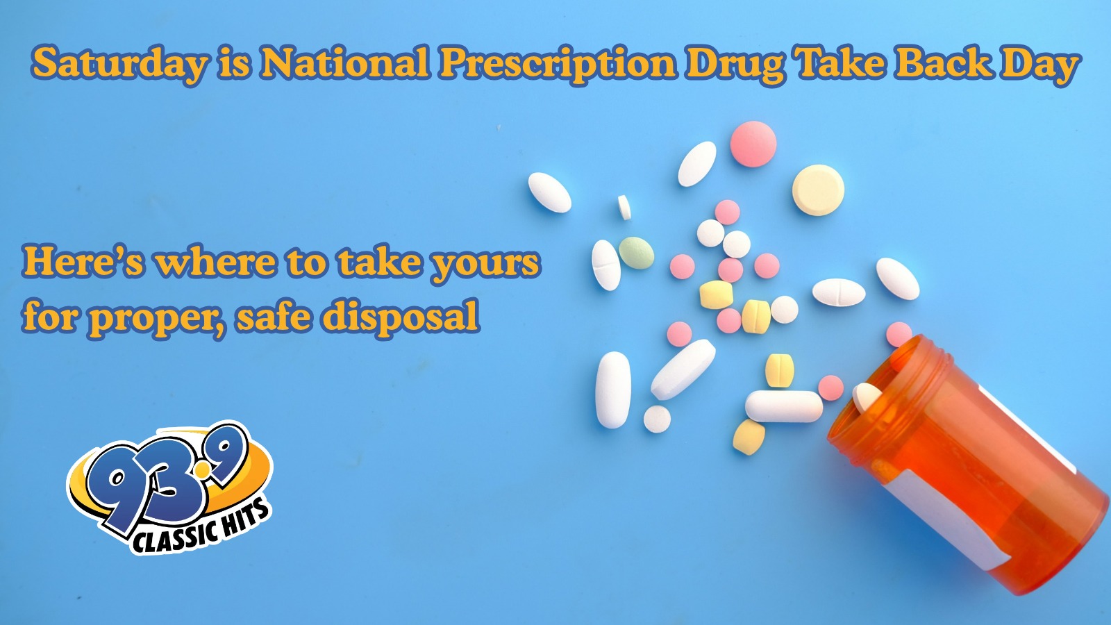 National Prescription Drug Take Back Day Is Saturday