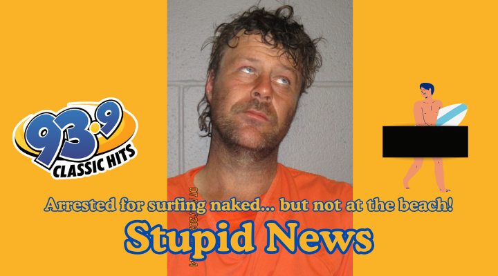 Drunken Daredevil Surfs Train Top Naked