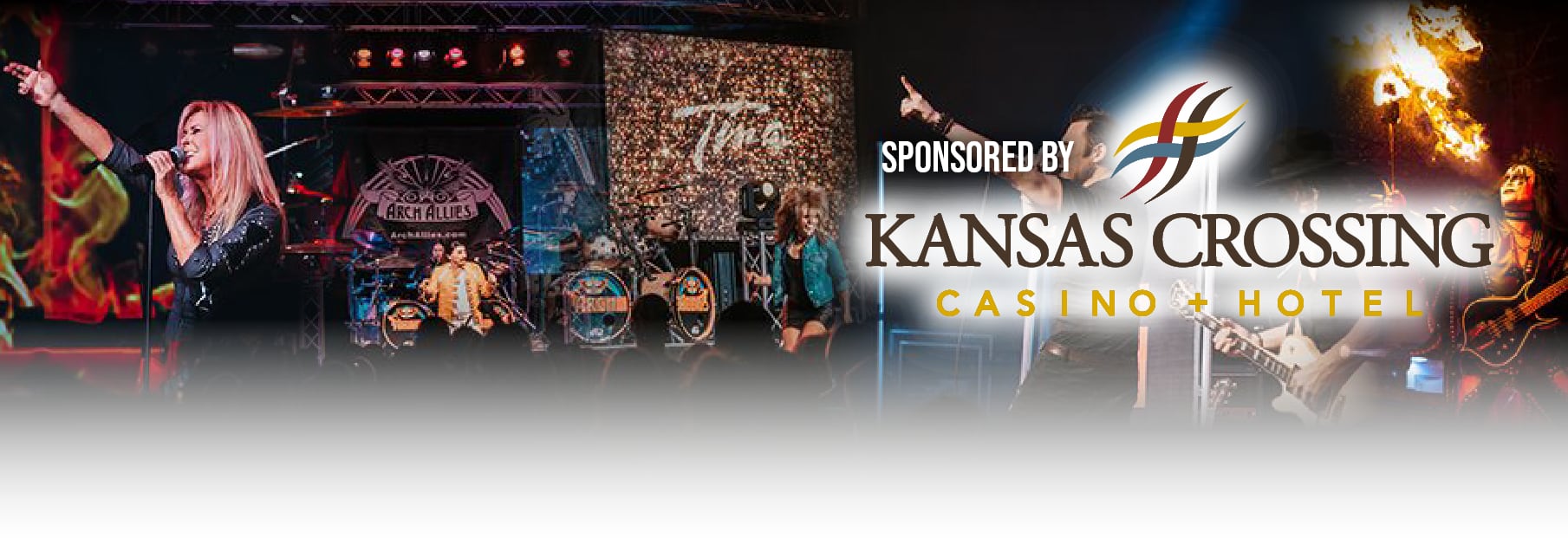 Concerts sponsored by Kansas Crossing Casino + Hotel